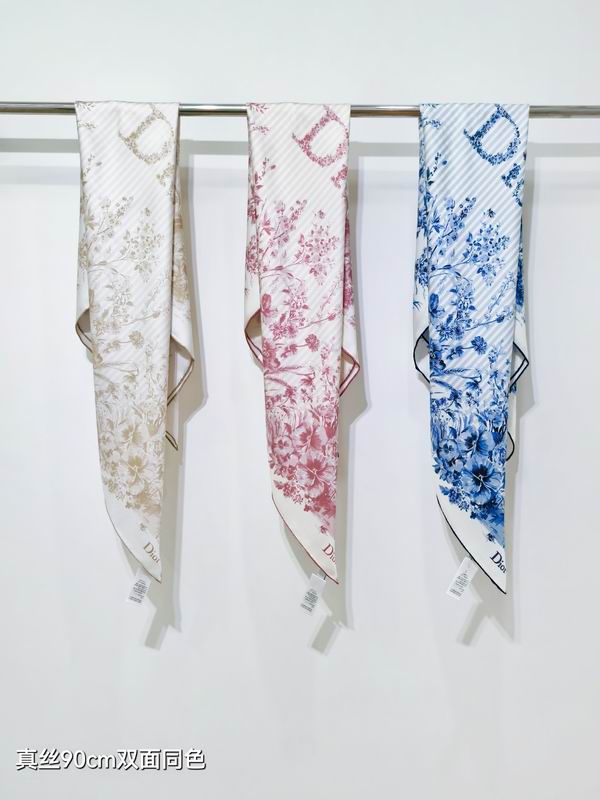 Dior silk scarf 90X90cm E090680